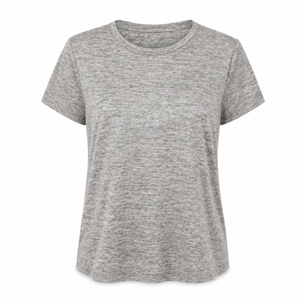 H&M Grey T-Shirt - Women's S, Casual Jersey Top