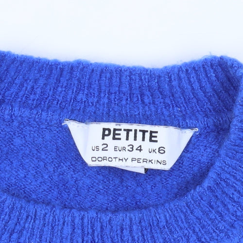 Dorothy Perkins Blue Striped Jumper UK 6 Petites