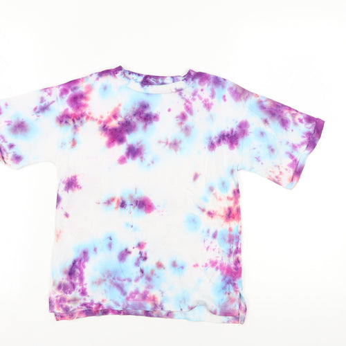 Next Multicoloured Tie-Dye T-Shirt, Girls 6 Years, Organic Cotton