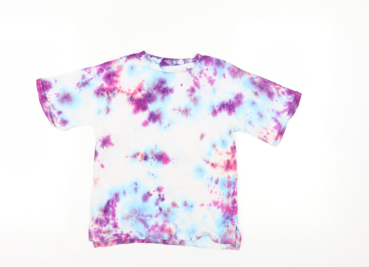 Next Multicoloured Tie-Dye T-Shirt, Girls 6 Years, Organic Cotton