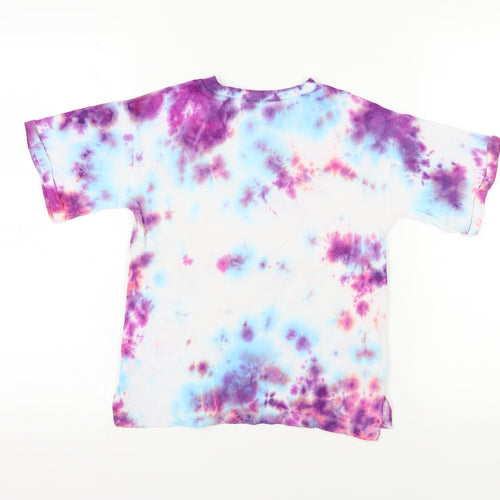 Next Multicoloured Tie-Dye T-Shirt, Girls 6 Years, Organic Cotton
