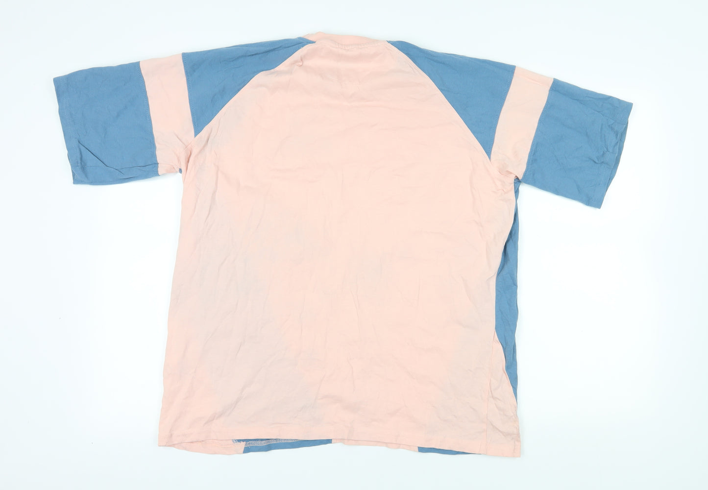 boohooMAN Multicoloured Logo T-Shirt M Colourblock