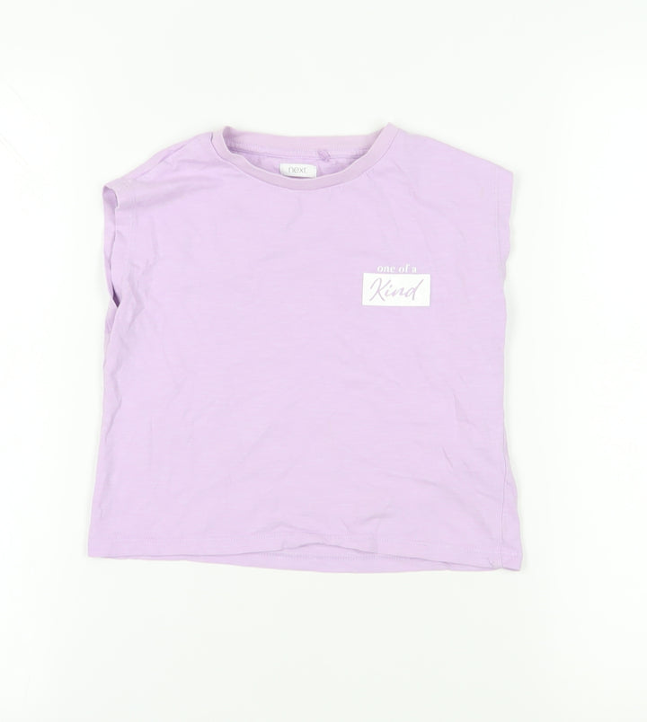 Next Purple Sleeveless Girls T-Shirt, Size 5 Years