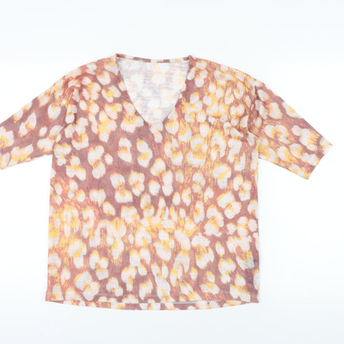 ASOS Multicoloured Animal Print T-Shirt, 2XL