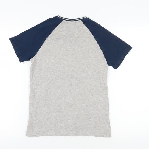Next Boys Grey T-Shirt, Size 12 Years - Short Sleeve Crew Neck