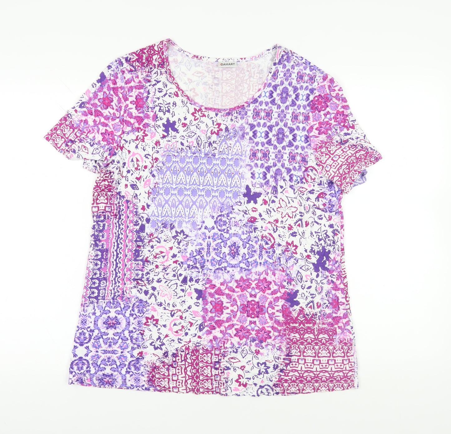 Damart Multicoloured Floral T-Shirt - L