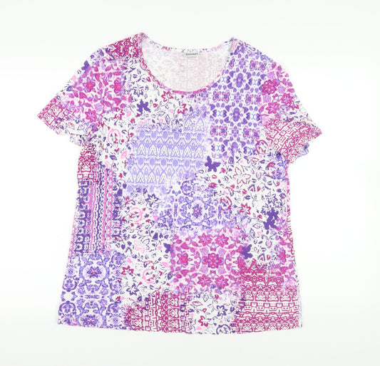 Damart Multicoloured Floral T-Shirt - L