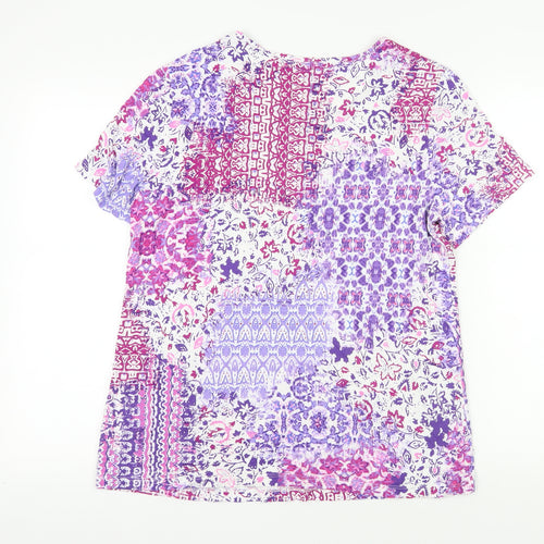 Damart Multicoloured Floral T-Shirt - L