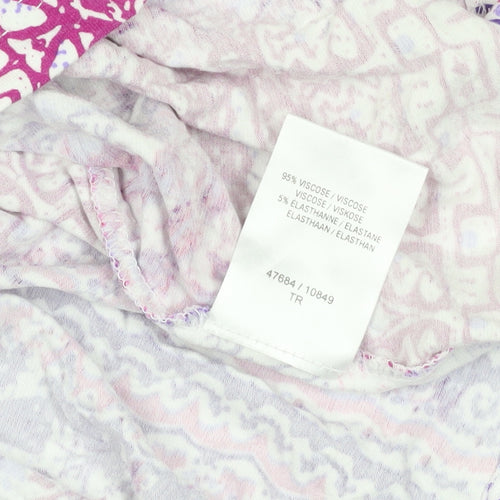 Damart Multicoloured Floral T-Shirt - L