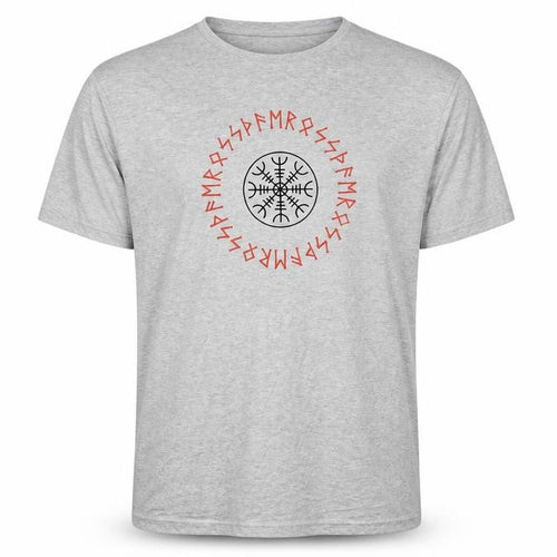 Verossa Grey XL Norse Graphic Print T-Shirt