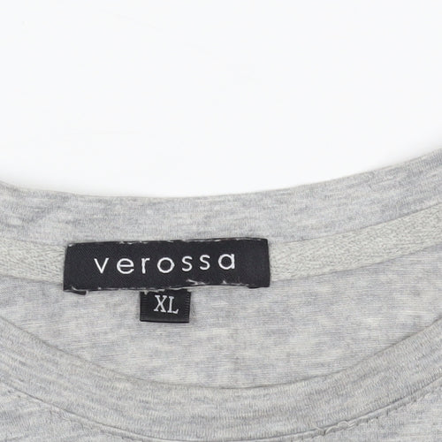 Verossa Grey XL Norse Graphic Print T-Shirt