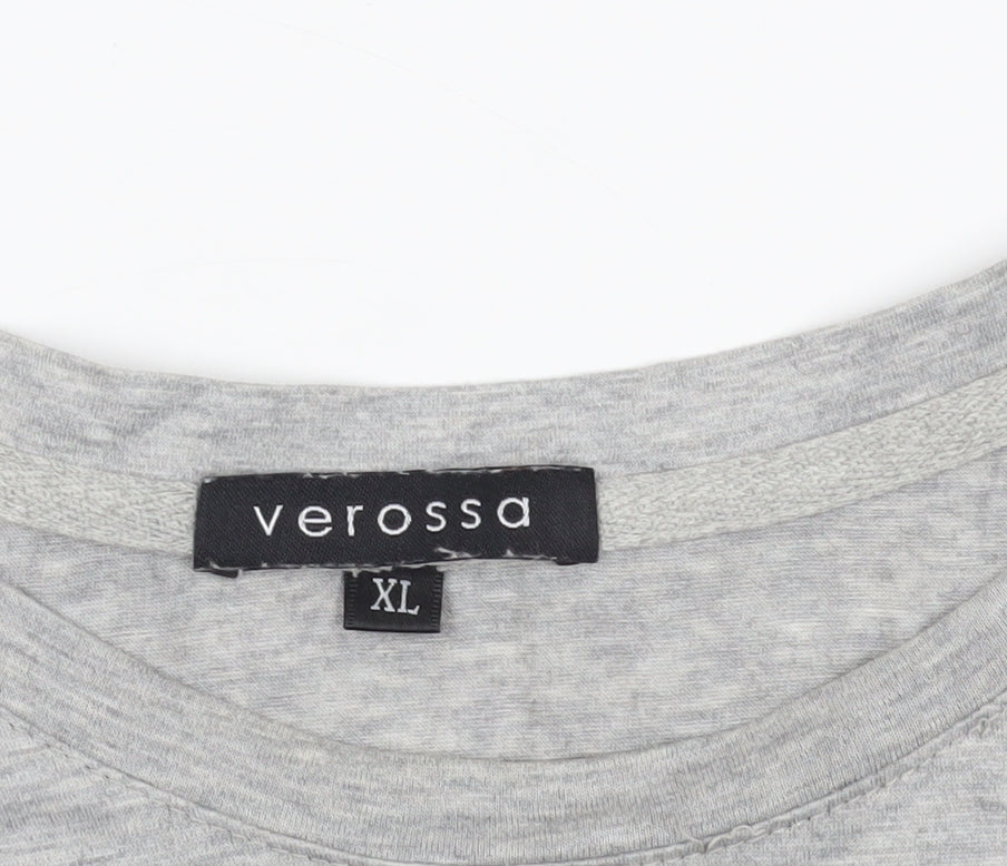 Verossa Grey XL Norse Graphic Print T-Shirt