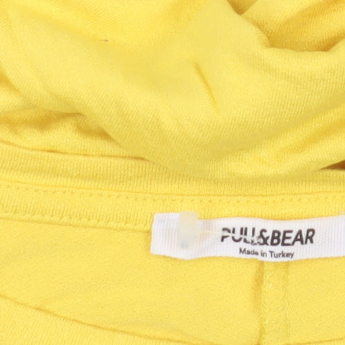 Pull & Bear Yellow Cotton Sleeveless Tank Dress Size 6