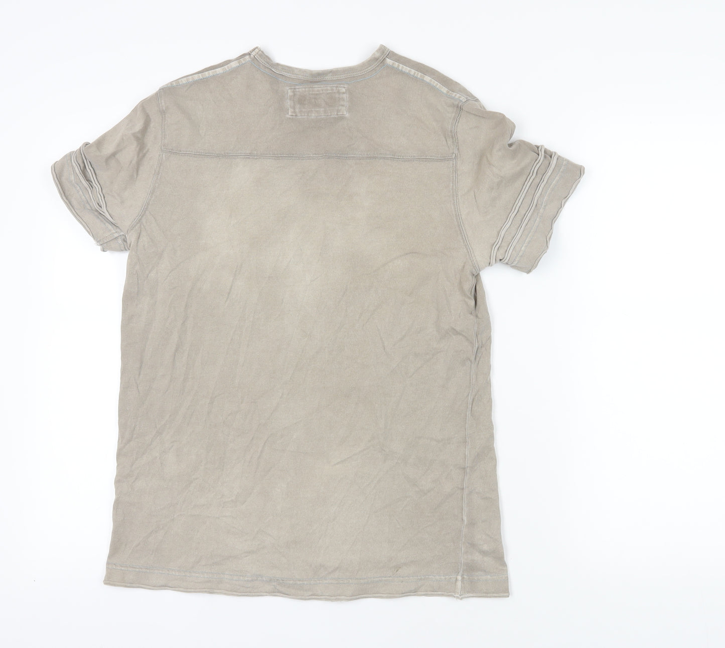 Next Beige Graphic T-Shirt Medium Cotton All Seasons