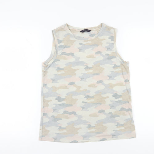 Marks and Spencer Camouflage Tank Top, Size 8