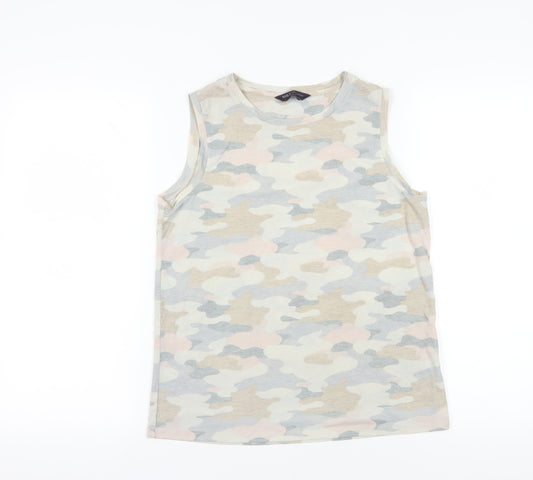 Marks and Spencer Camouflage Tank Top, Size 8