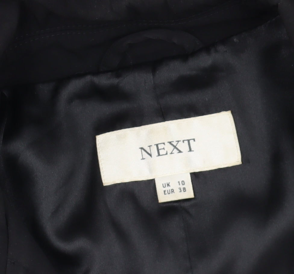 Next Black Polyester Women's Coat Size 10