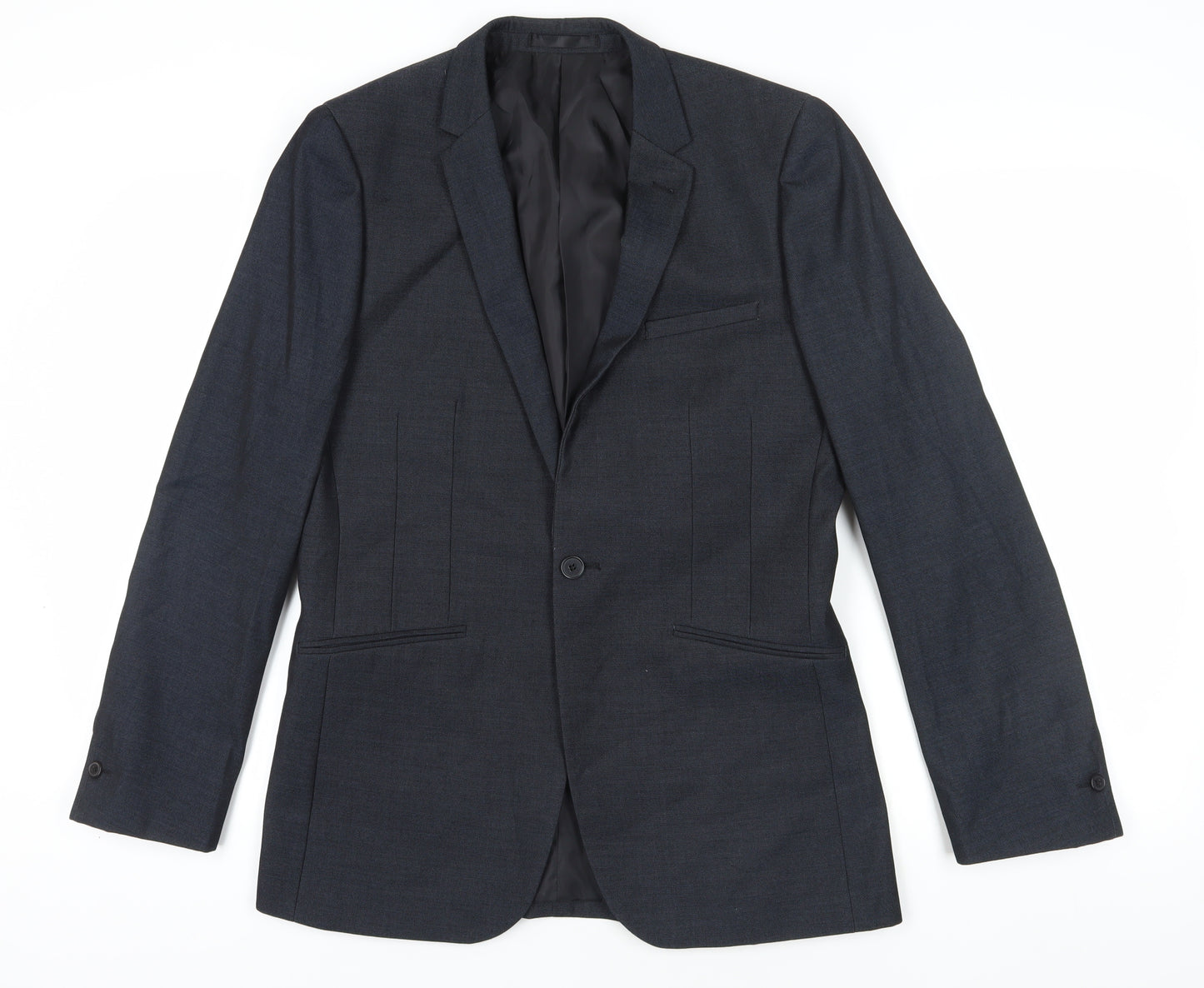 ONESIX5IVE Black 38L Men's Suit Jacket - Business Casual