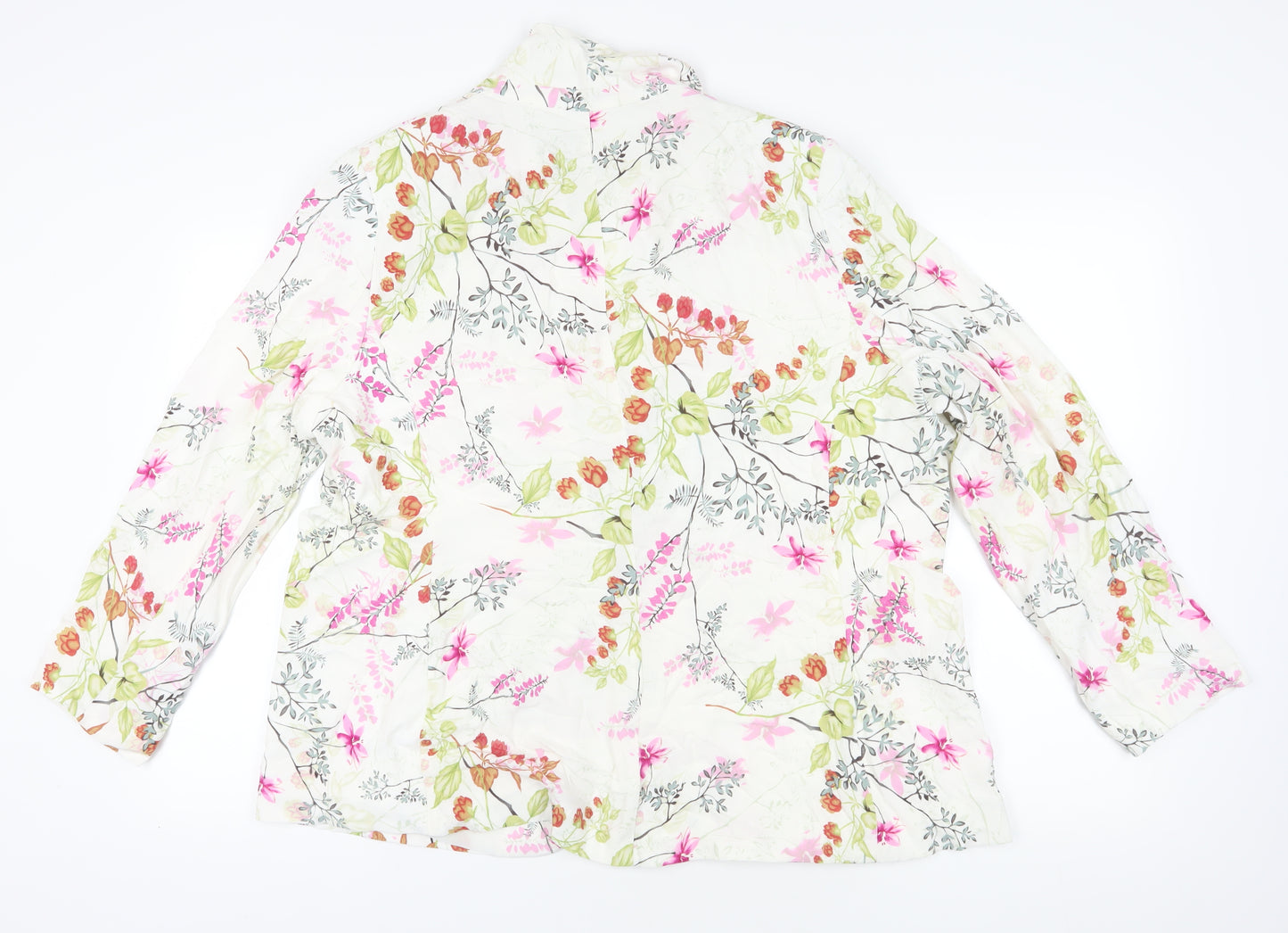 Marks and Spencer Floral Blazer, UK 22, Multicoloured