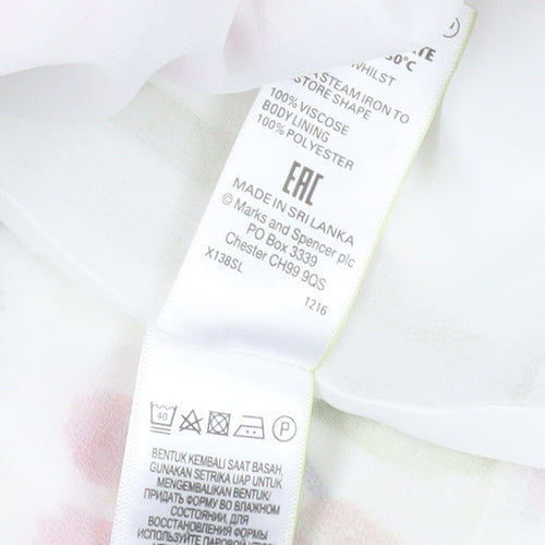 Marks and Spencer Floral Blazer, UK 22, Multicoloured