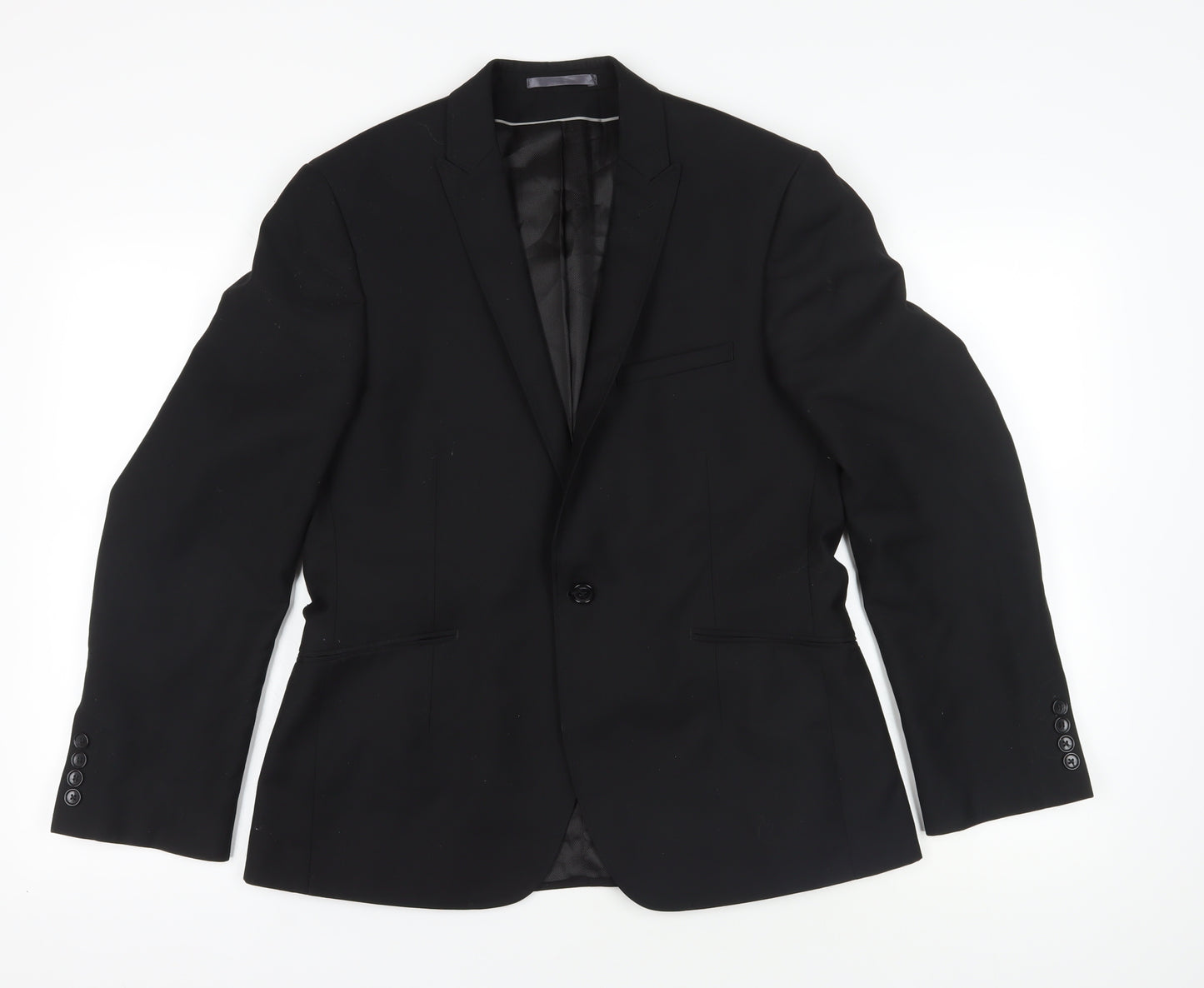 Burton Black Slim Blazer Size 40L Formal Men