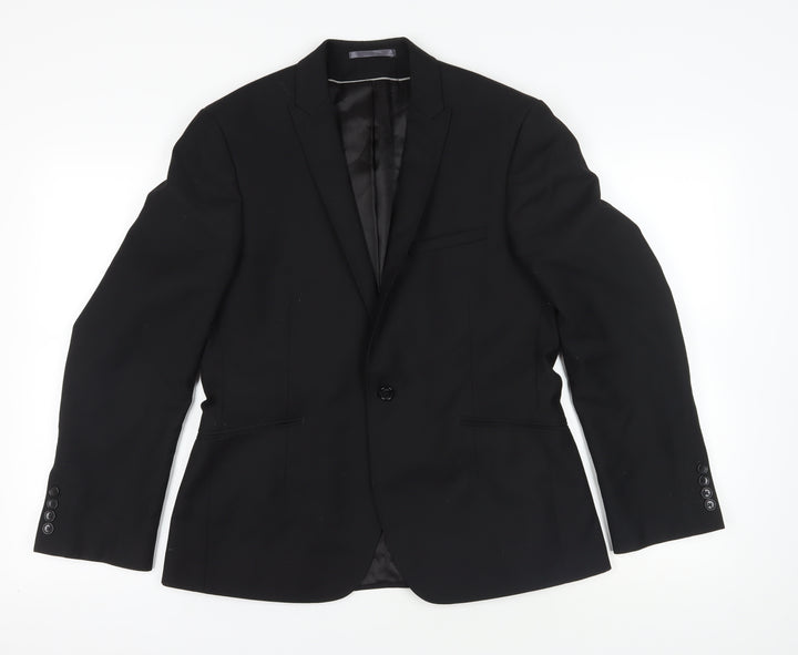 Burton Black Slim Blazer Size 40L Formal Men