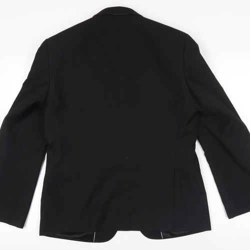 Burton Black Slim Blazer Size 40L Formal Men