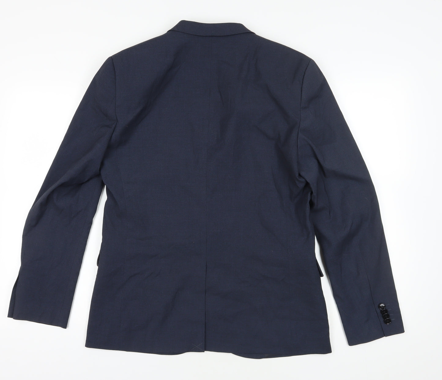 H&M Blue Skinny Fit Blazer, Size 42, Formal Wear