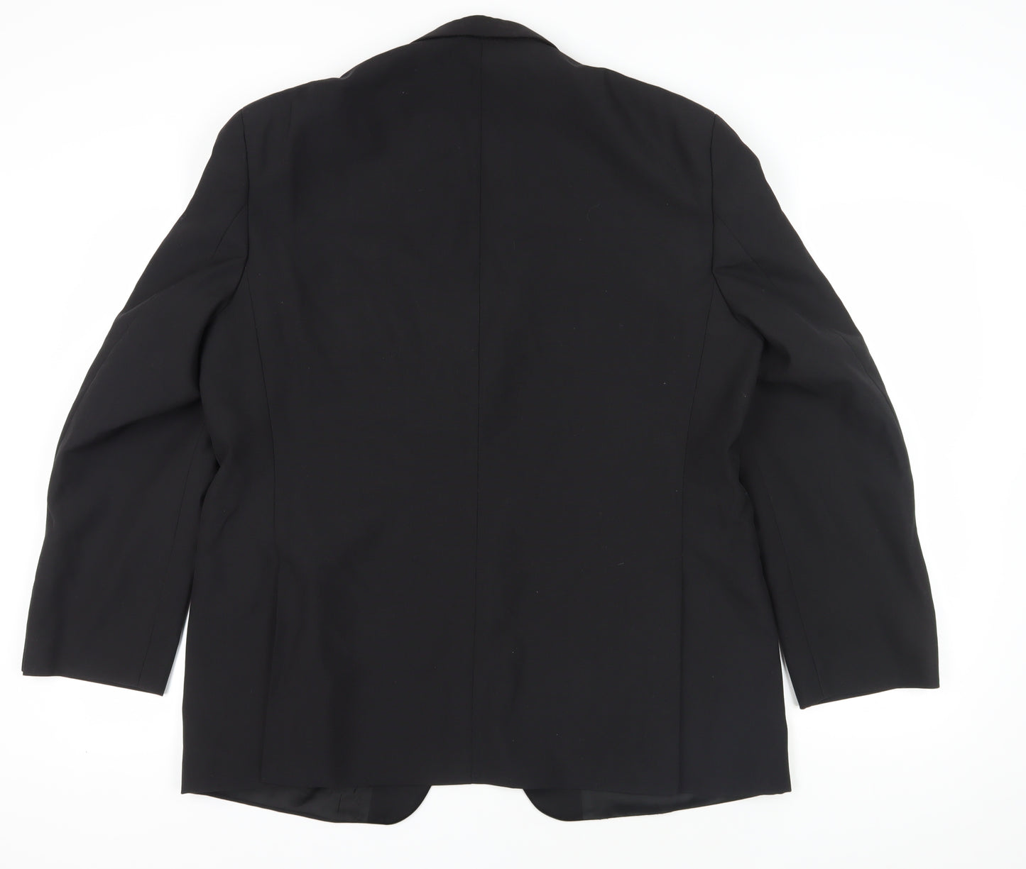 Daniel Drescott Black Blazer, Size 46in, Single-Breasted