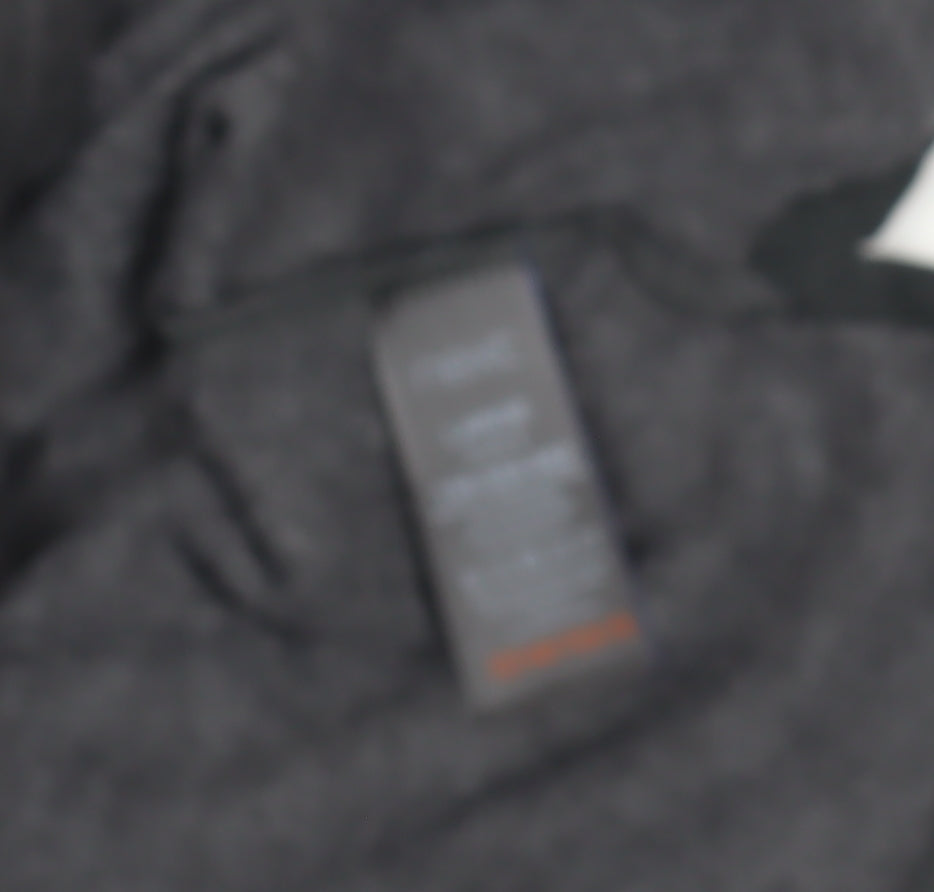 Next Grey Mock Neck Long Sleeve T-Shirt