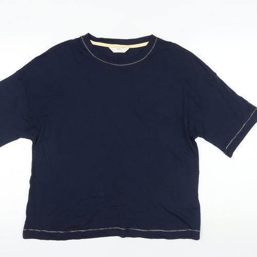 Marks and Spencer Blue Cotton T-Shirt, Size 14