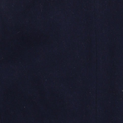 ASOS Mens Blue Overcoat Coat Size M Button