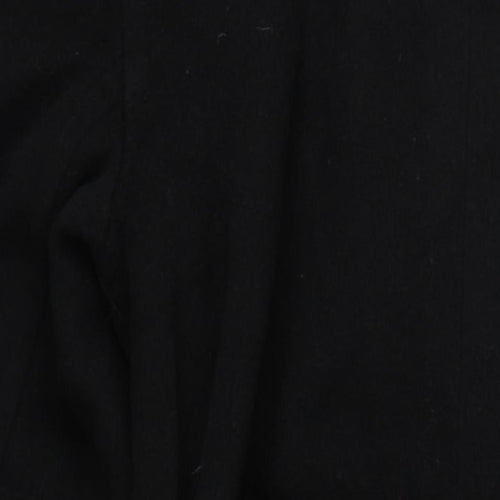 Austin Reed Womens Black Overcoat Coat Size 12 Button