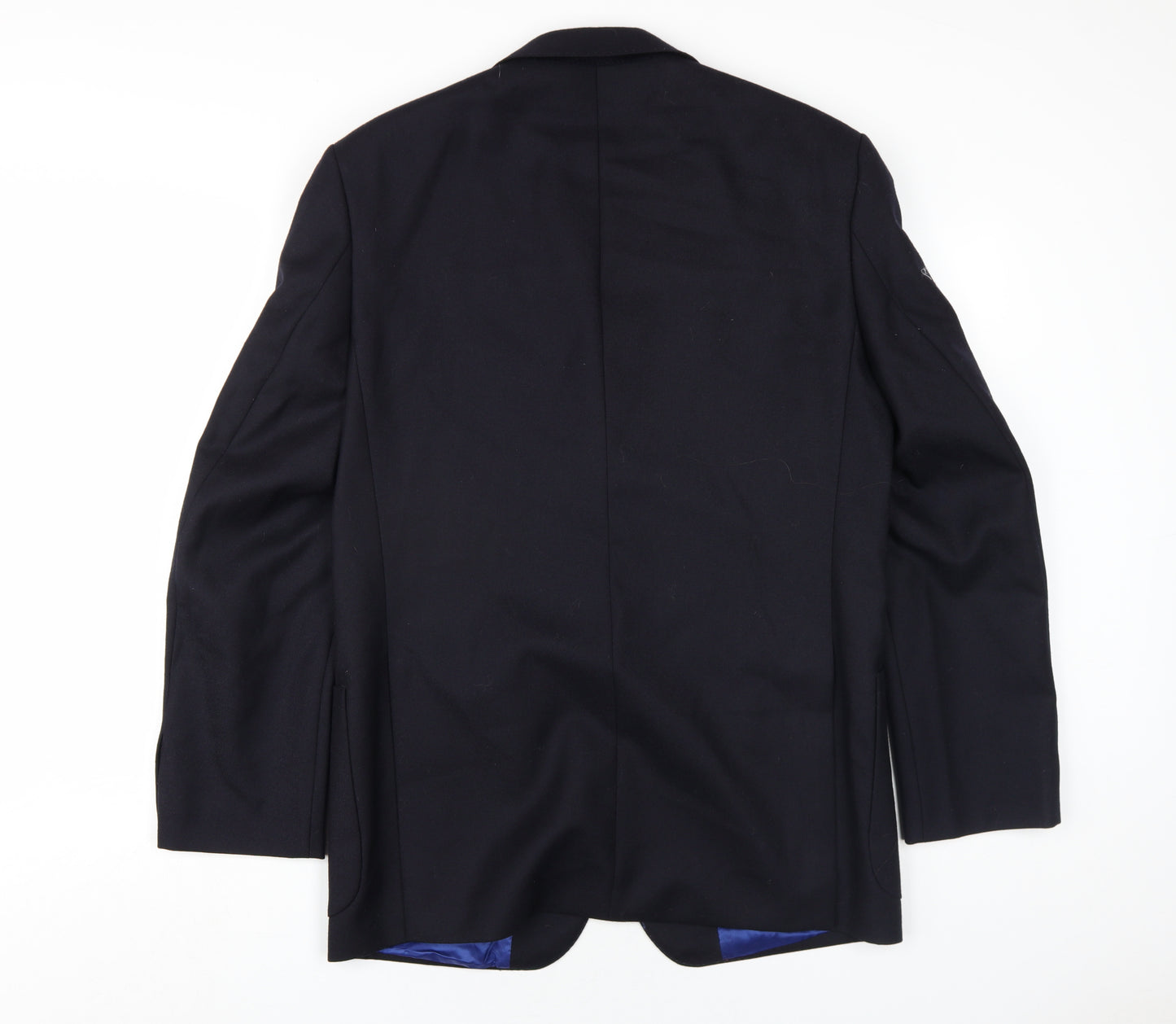 Brook Taverner Mens Black Wool Jacket Blazer Size 48 Regular