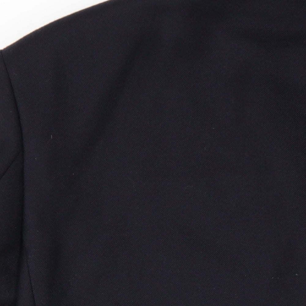 Brook Taverner Mens Black Wool Jacket Blazer Size 48 Regular