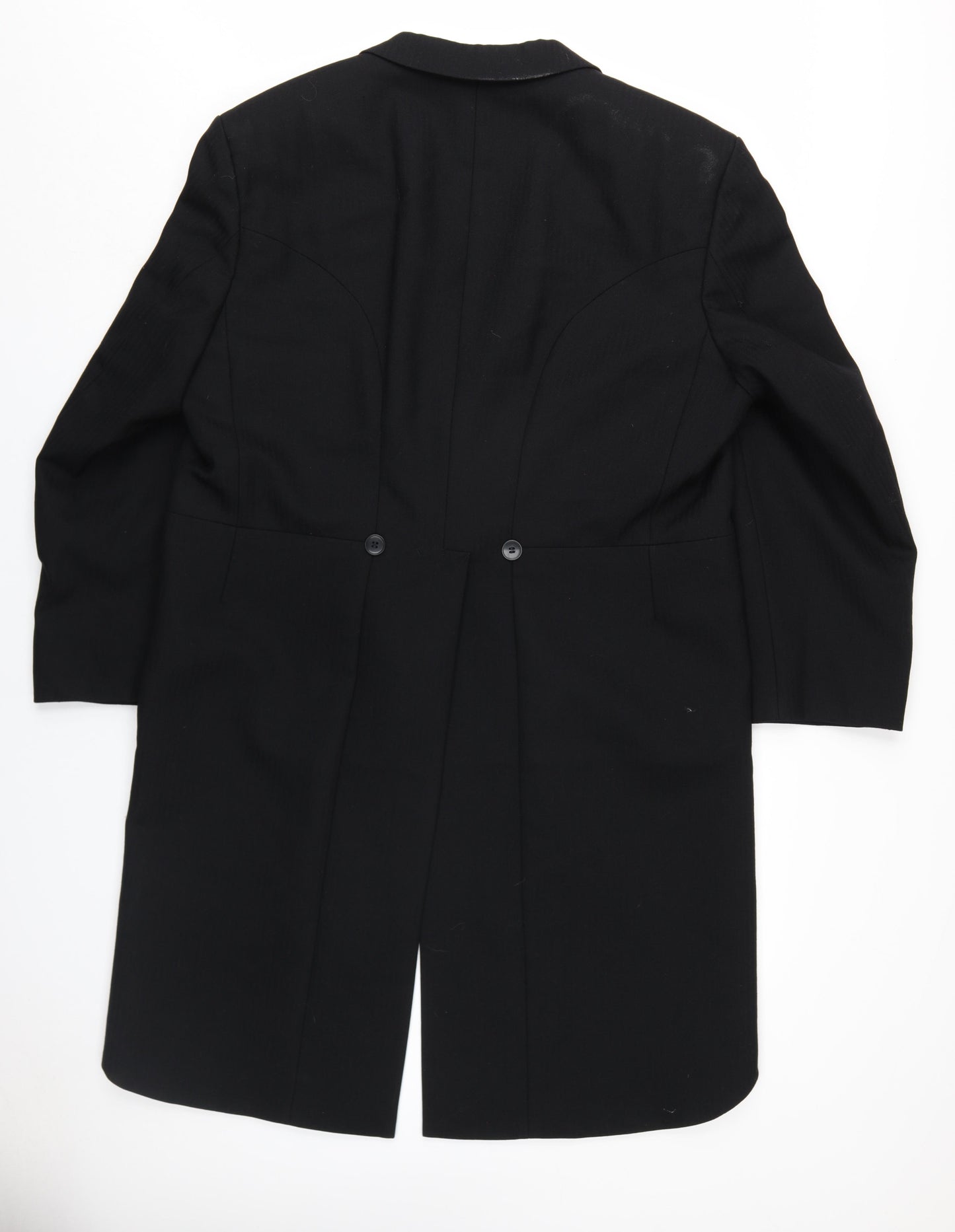 WILVORST Mens Black Wool Jacket Suit Jacket Size 52 Regular