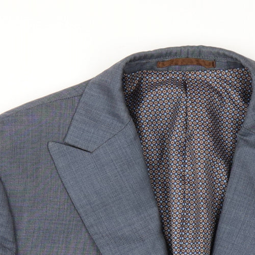 NEXT Mens Grey Wool Jacket Blazer Size 38 Regular