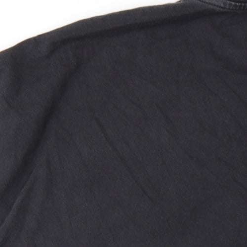 River Island Mens Grey Cotton T-Shirt Size XL Round Neck - Calabasas MT. Peaks