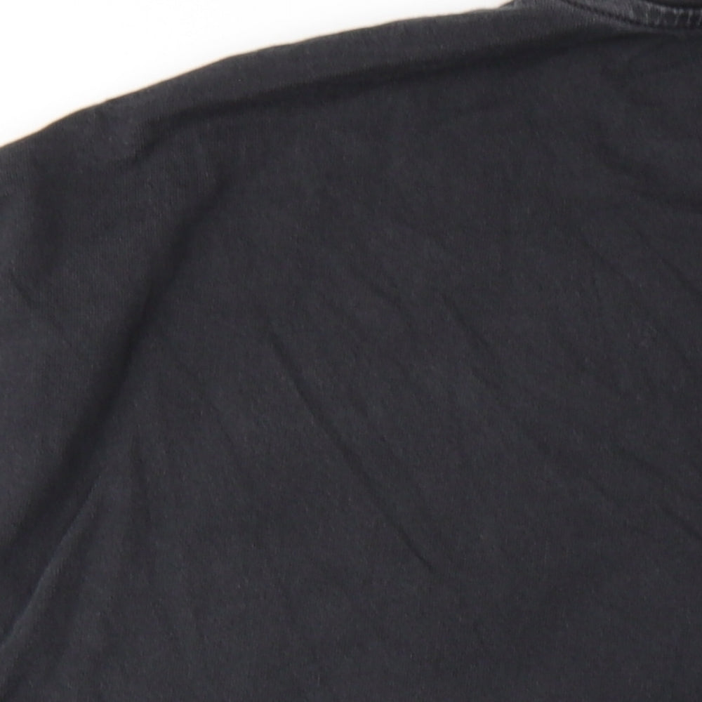 River Island Mens Grey Cotton T-Shirt Size XL Round Neck - Calabasas MT. Peaks