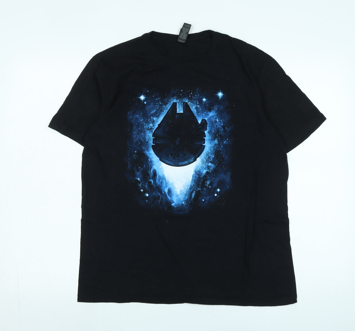 Sphere Mens Black Cotton T-Shirt Size M Crew Neck - Logo -Sphere