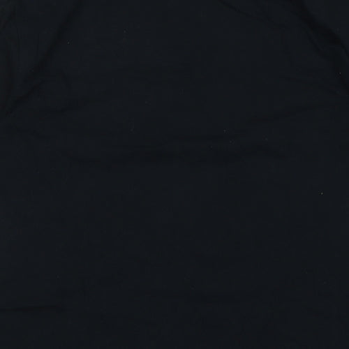 Sphere Mens Black Cotton T-Shirt Size M Crew Neck - Logo -Sphere