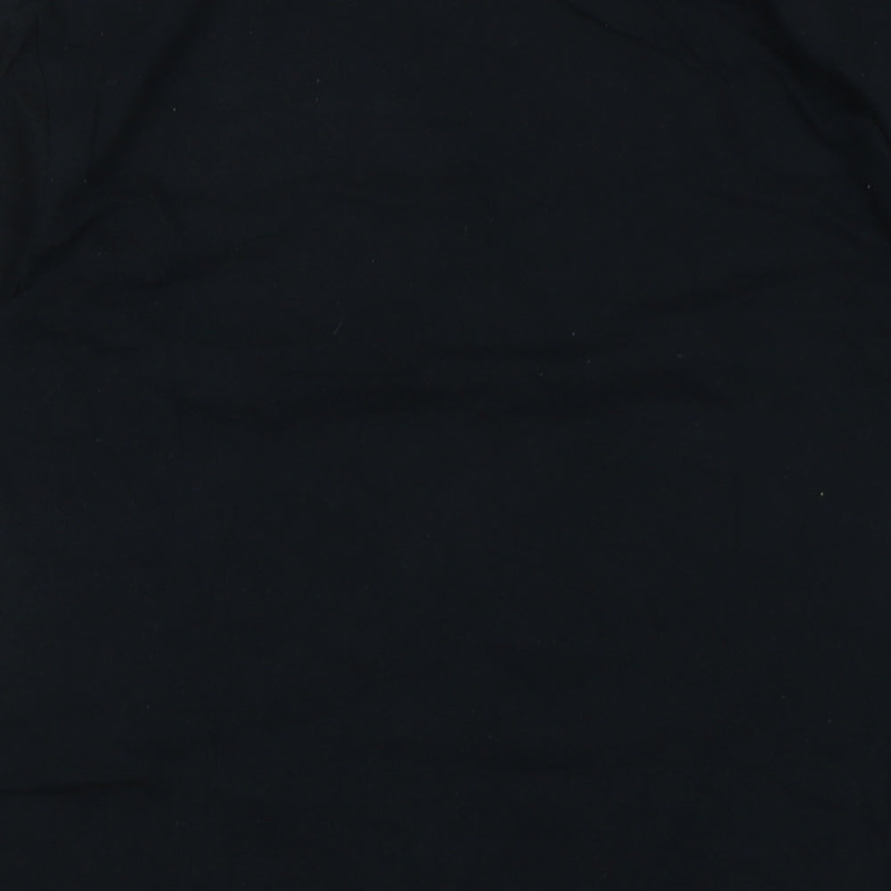 Sphere Mens Black Cotton T-Shirt Size M Crew Neck - Logo -Sphere