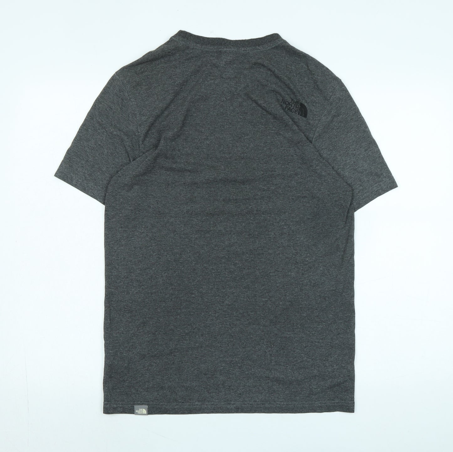 The North Face Womens Grey Cotton Basic T-Shirt Size S Crew Neck - Logo - NAMELESS TOWER