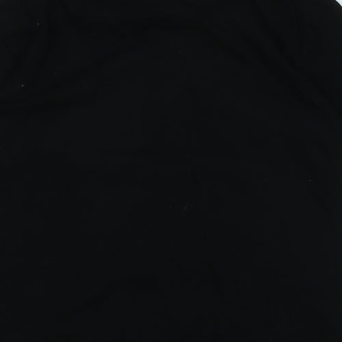 Sonic 2 Boys Black Cotton Basic T-Shirt Size 12-13 Years Crew Neck - Logo - Sonic 2