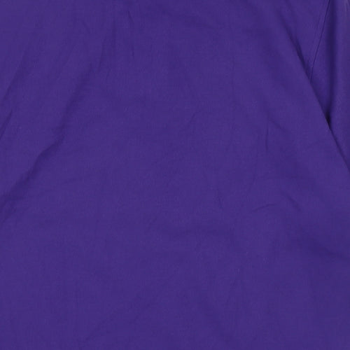 Lee Mens Purple Cotton Polo Size XL Collared - Logo