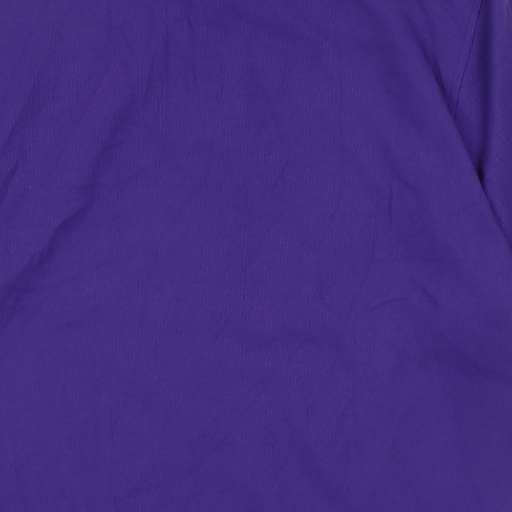 Lee Mens Purple Cotton Polo Size XL Collared - Logo