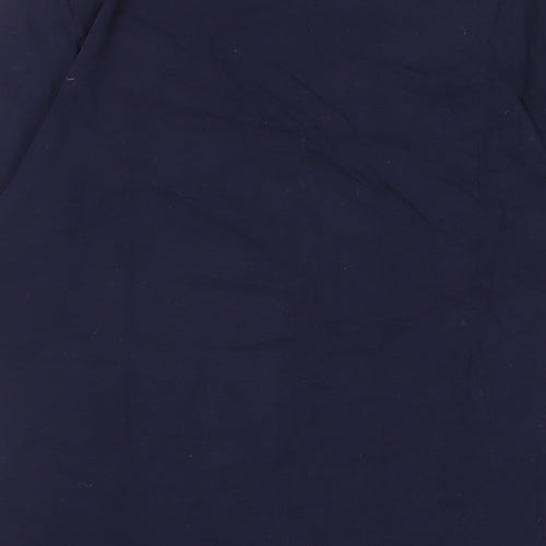 CNK Mens Blue Cotton T-Shirt Size M Crew Neck