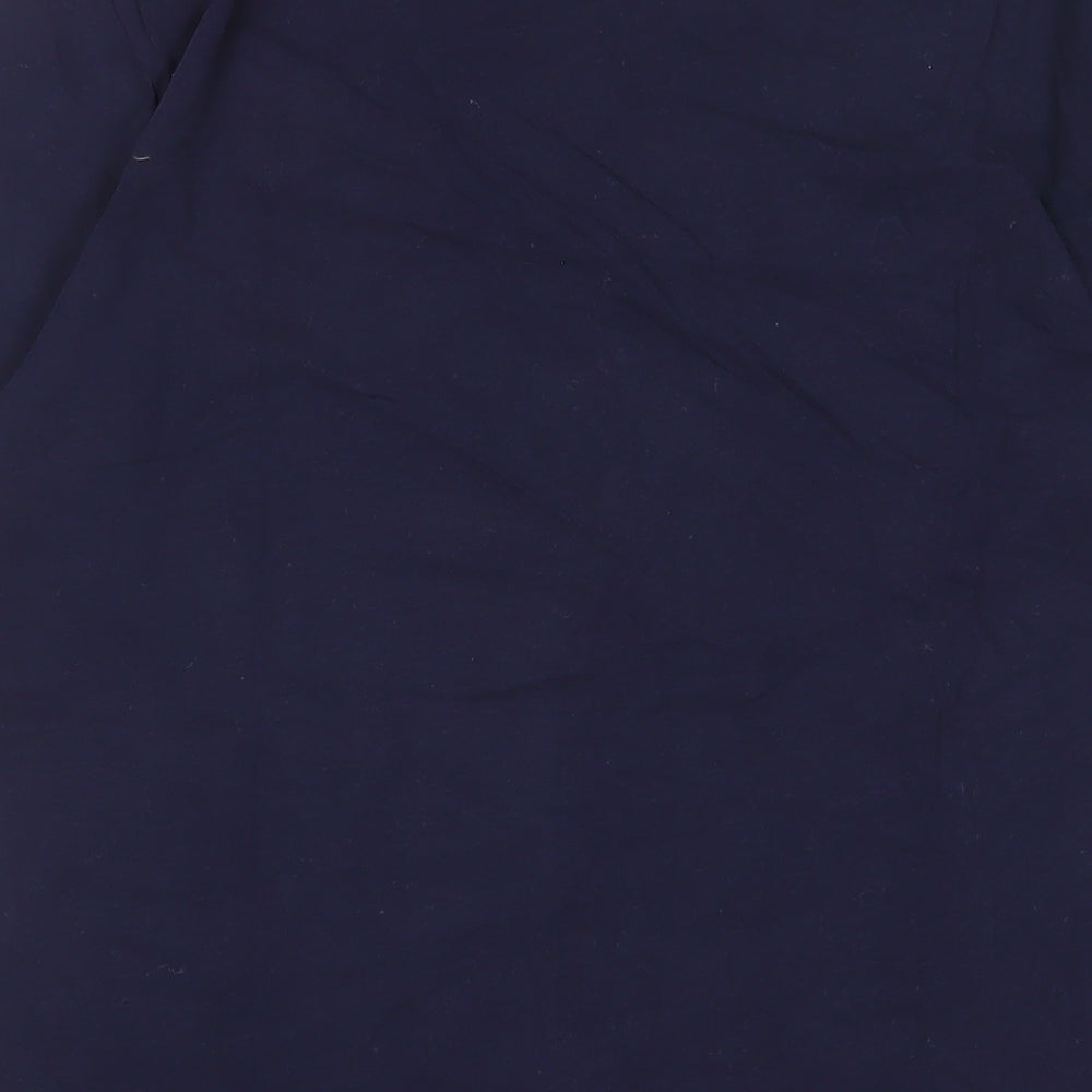 CNK Mens Blue Cotton T-Shirt Size M Crew Neck