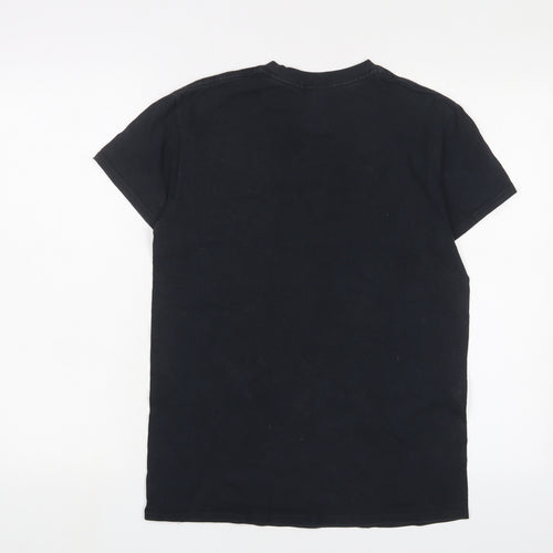 Thrasher Mens Black Cotton T-Shirt Size S Crew Neck