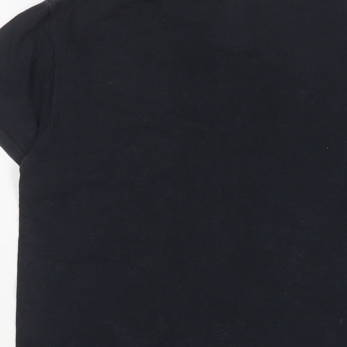Thrasher Mens Black Cotton T-Shirt Size S Crew Neck